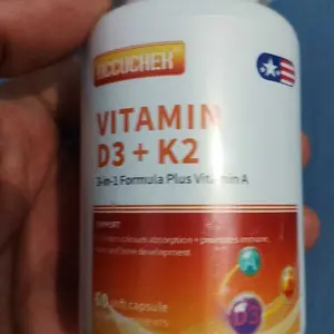 Vitamin D3 K2 5000 IU Suplemen Harian Untuk Kesehatan Tulang dan Daya Tahan Tubuh – 60 Kapsul