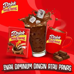Drink Beng Beng/Minuman Cokelat Drink Beng Beng 1 Renteng isi 10 Sachet