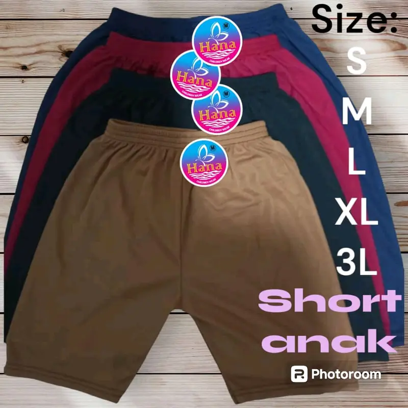 Paket 6 Pcs Short Wanita Kecil Sampai Dewasa Jumbo Ukuran S-6L Hitam Merah Campur - Pendek Celana Karet Melar Santai cd sweet love dalamobral dalam anti nyeplak Cewek 3