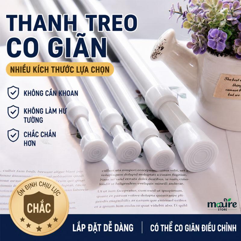 Thanh Treo Co Giãn Không Cần Khoan Đa Năng, Thanh Treo Rèm Cửa, Rèm Nhà Tắm,…