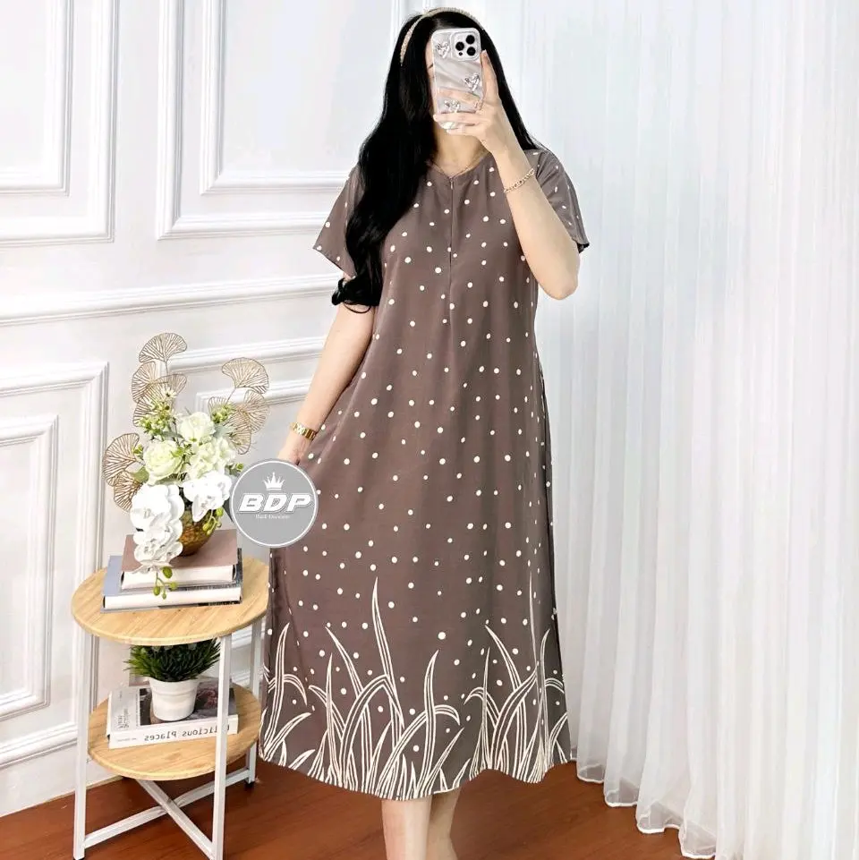 DASTER KEKINIAN BUSUI VIRAL rayon adem Menyusui busui Motif Bumil Wanita Hamil Ibu Kehamilan Nyaman Katun resleting depan baju tidur dan baju santai wanita cibi kimono