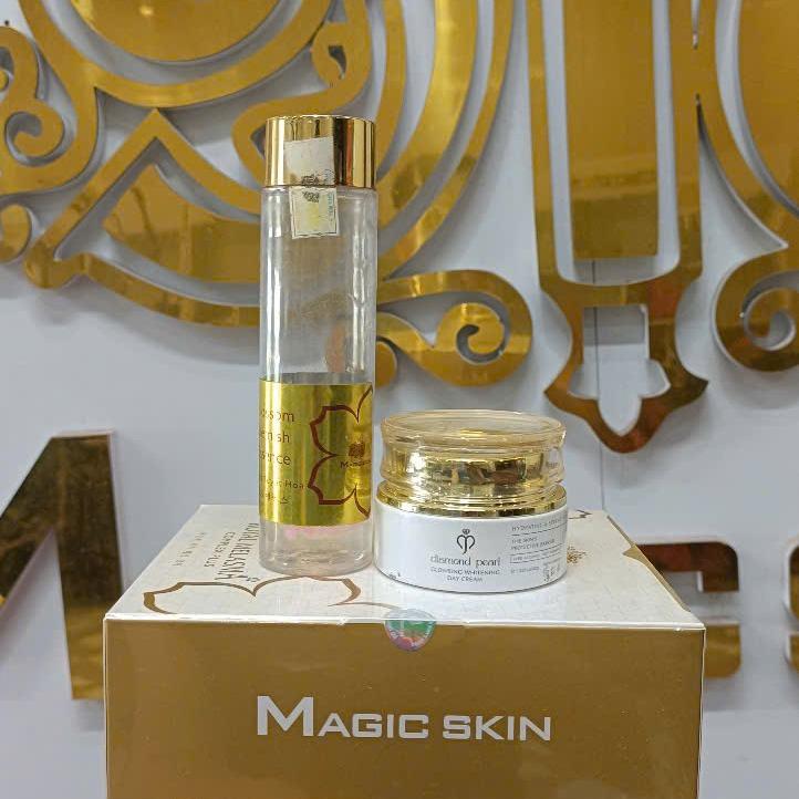  Com bo kem ngày ngọc trai size 40g,cốt tuyết hoa size 155ml dưỡng da 