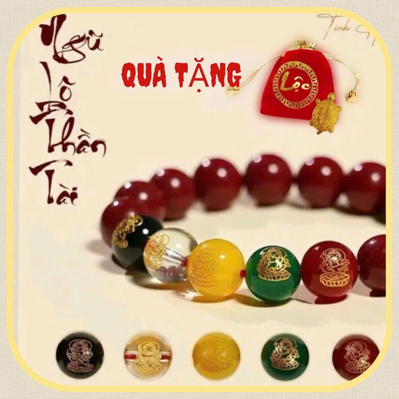  Vòng Tay Chu Sa -   Tặng Túi Lộc + Rùa Vàng MM  Trang Sức Phong Thuỷ 