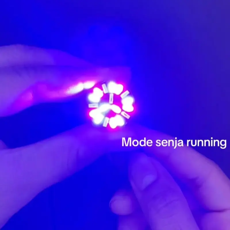 Lampu Stop Rem Belakang 18 Mata LED Gepeng 2 Mode Running Kedip Universal Motor 2