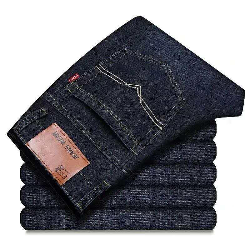 Quần Jean Co Giãn Thẳng Cho Nam, Quần Thường Ngày, Chống Mài Mòn, Tất Cả Menswear Pants Có Túi 3