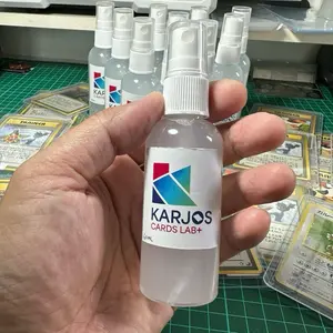 PEMBERSIH KARTU TCG PERTAMA DI INDONESIA Karjo’s Cards Lab+ Strong Formula 60 ml – Cairan Pembersih Kartu TCG Aman untuk Pokémon / Pokemon / YGO – Alcohol Free, Aman untuk Holo & Vintage