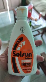 Product Review of Selsun Yellow Double Impact Shampoo 100ml - 50ml Shampoo Anti Ketombe from K**f 0