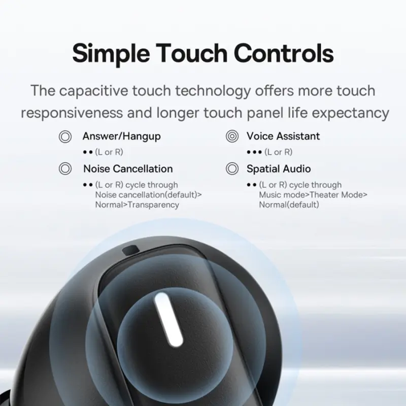 Baseus Bowie E20 TWS True Wireless Earbuds Headset Bluetooth 5.3 Earphone Powerfull Bass 5