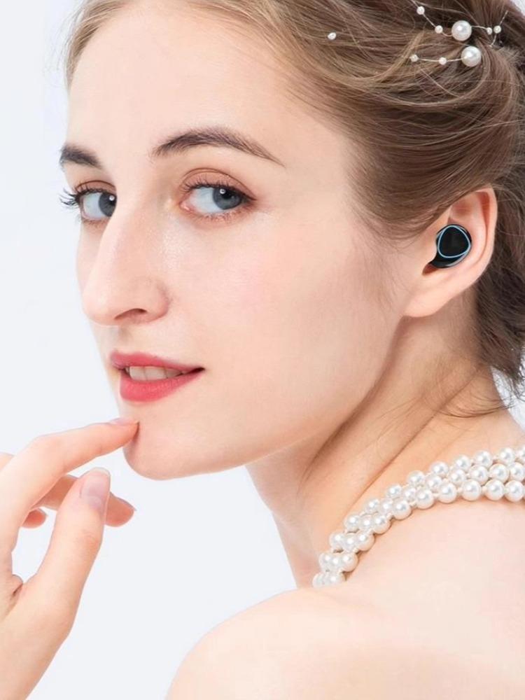 M10 TWS Bluetooth Headset Earphone Nirkabel Digital Display Kontrol Sentuh Stereo Bass