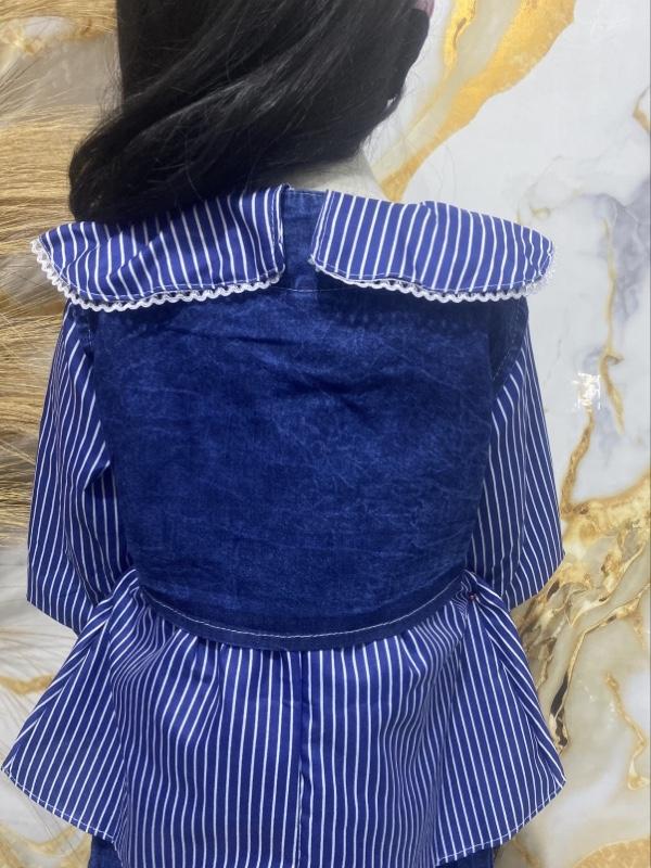 BINTANG KIDS /VEST BORDIR/ SETELAN ROMPI 3in1 JEANS BORDIR MIX SALUR ANAK PEREMPUAN USIA 3 TAHUN - 12 TAHUN/ SETELAN JEANS BORDIR ANAK /SETELAN VIRAL ANAK /SETELAN ANAK TERBARU