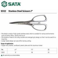 Gambar SATA Gunting Stainless 93122 - Strong Stainless Steel Scissors Sata Tools dari SATA OS Kota Administrasi Jakarta Utara 4 Tokopedia