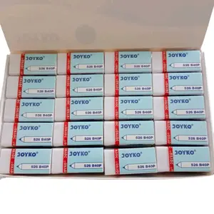 Joyko Penghapus - 40 Pcs (Isi Per 10-20-40 Pcs Hitam & Putih)