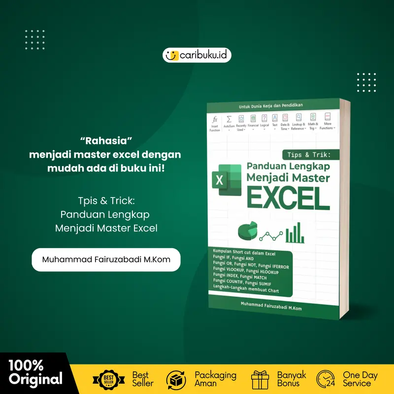Buku Tips & Trik Panduan Lengkap Menjadi Master Excel - Muhammad Fairuzabadi M.Kom - Yash Media