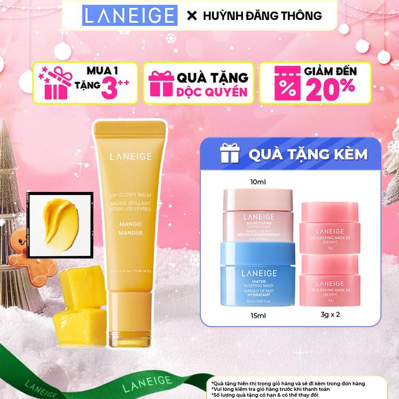 LANEIGExHUỲNH ĐĂNG THÔNG Son Dưỡng Môi LANEIGE Lip Glowy Balm 10g