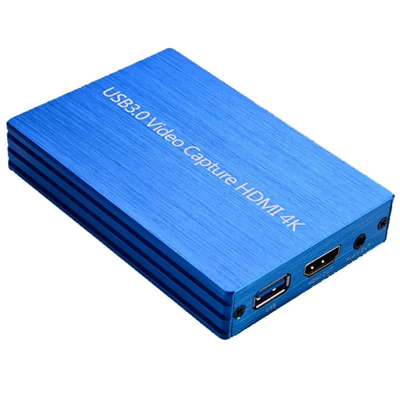 4K@60Hz HD USB3.0 HDMI Video Capture 1080P HDMI to USB Video Capture Card Dongle For OBS Capturing Game Game Capture Card Live