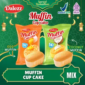 [KARTINI DAY SALE] 20 Pcs Dalezz Muffin Cup Cake Roti Lezat ala Cup Cake 10 Pcs Mix Varian Halal dan Nyaman untuk Camilan Sehari-hari