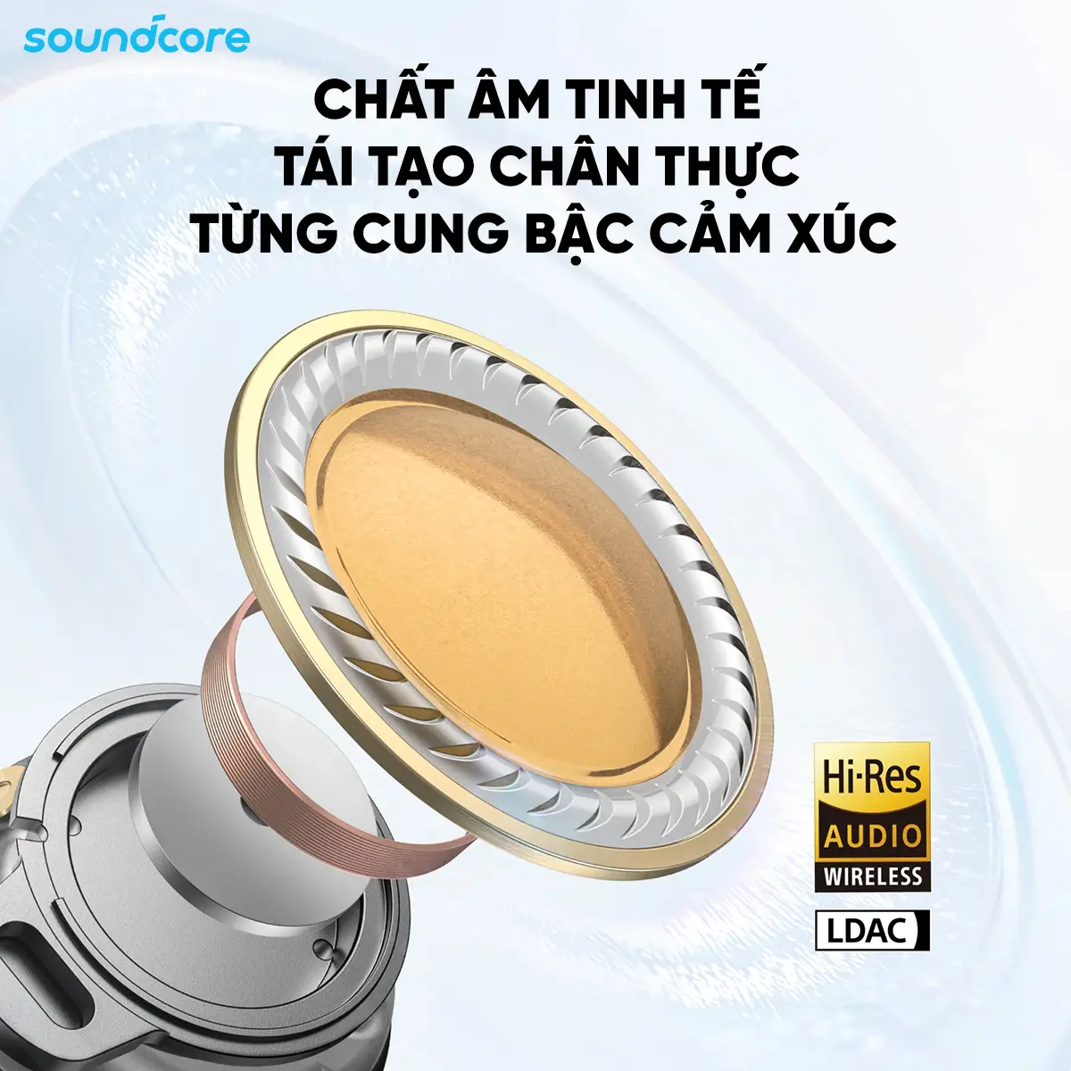 Tai nghe bluetooth Soundcore Liberty 5| Chống ồn ANC 3.0| Công nghệ Dolby Audio| Dịch thuật AI trên App| 10 phút= 5 giờ nghe- Tai nghe không dây- Tai nghe bluetooth pin trâu -Bảo hành 18 tháng- Hàng chính hãng | BigBuy360 - bigbuy360.vn