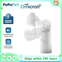 Gambar 【PaPaPet】Nebulizer Portabel Terapi Pernapasan Untuk Asma Anak dan Dewasa Desain Ringan Mudah - Nebulizer genggam bertenaga baterai, warna putih dari PaPaPet.id Kab. Tangerang 1 Tokopedia