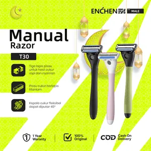 【COD】 ENCHEN T30 Alat Cukur Comfortglide Razor T30R Razor Pisau Cukur Isi Ulang