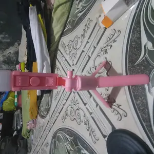 Tongsis Selfie Tripod 4 in 1 Wireless Bluetooth Remote R1S LED Lampu