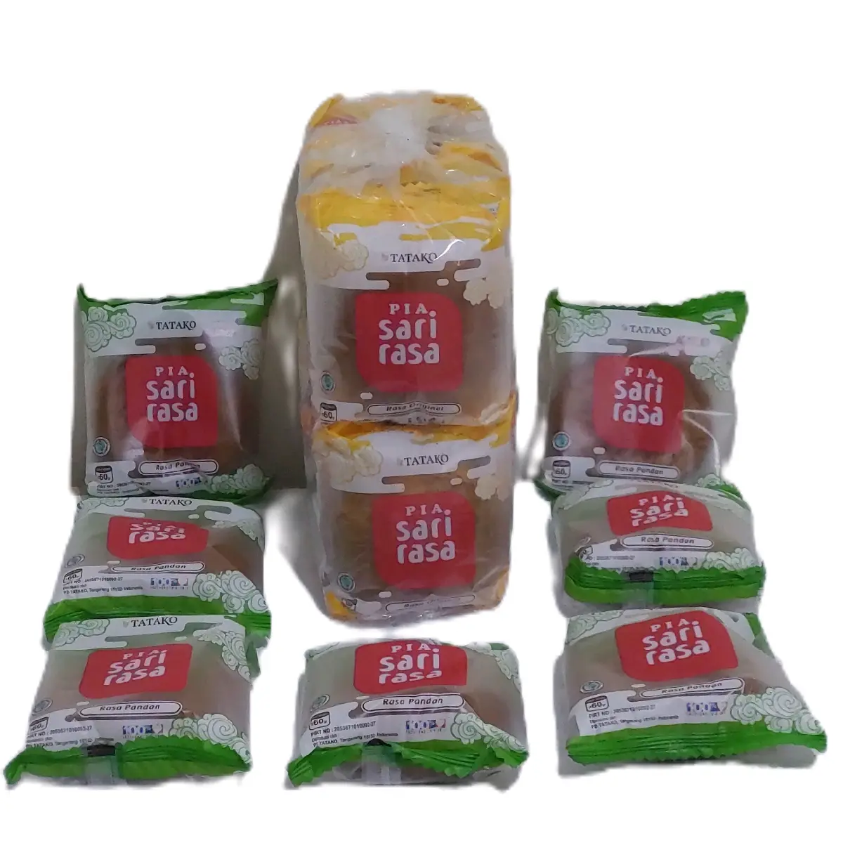 Snack PIA SARI RASA mix rasa 1 pack isi 10 pcs Cemilan manis