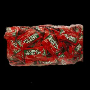 200 pcs saos sambal prima kemasan merah Saus Pedas Bahan Tiram