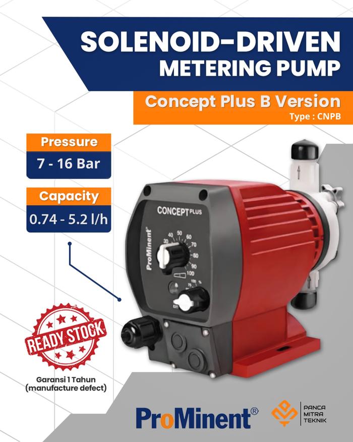 Prominent Distributor Promo ProMinent Dosing Pump - Solenoid Driven Metering Pump CNPB - 1601 ...