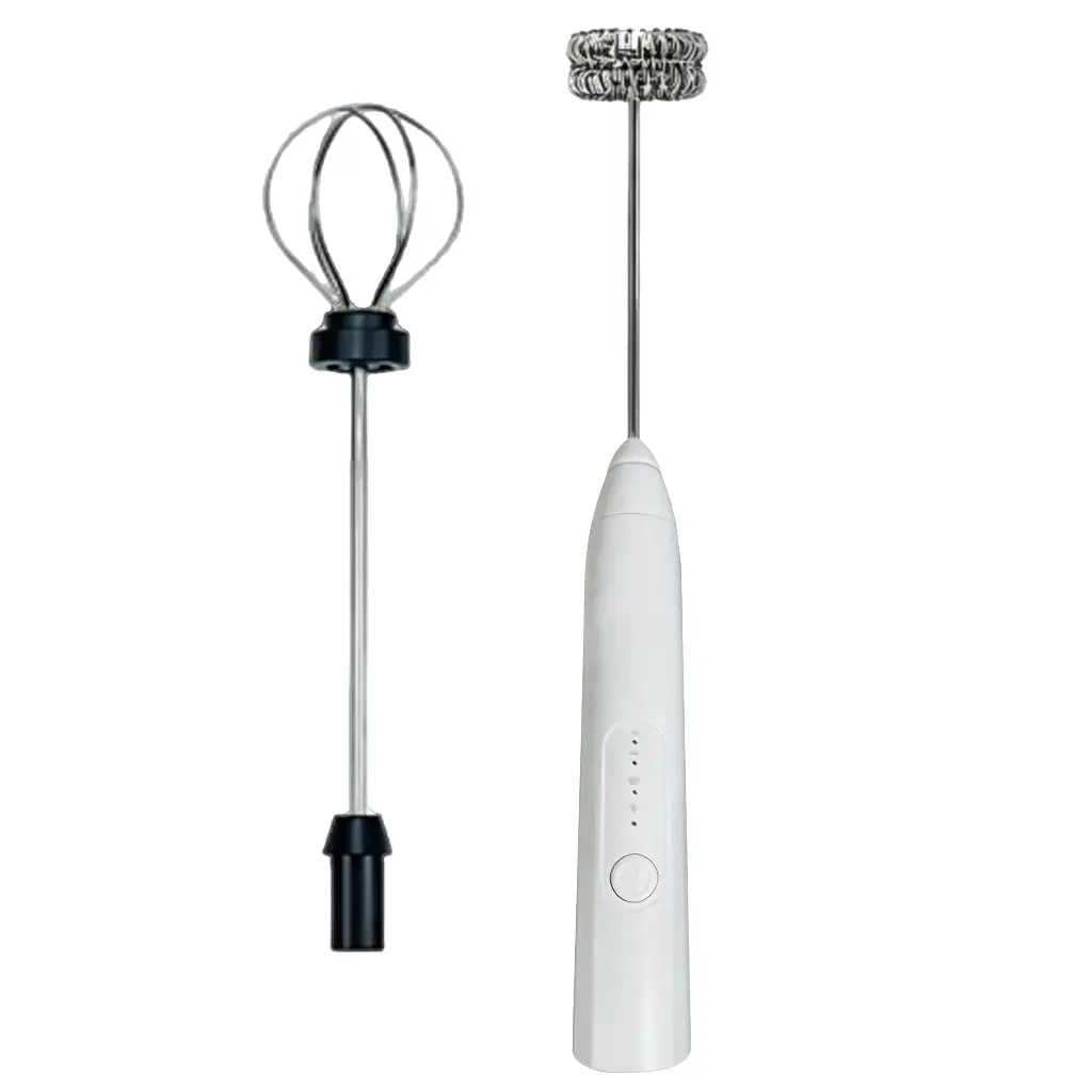 Batedor Misturador Mixer Elétrico para Bebidas Leite Café Clara de Ovo 2 em 1