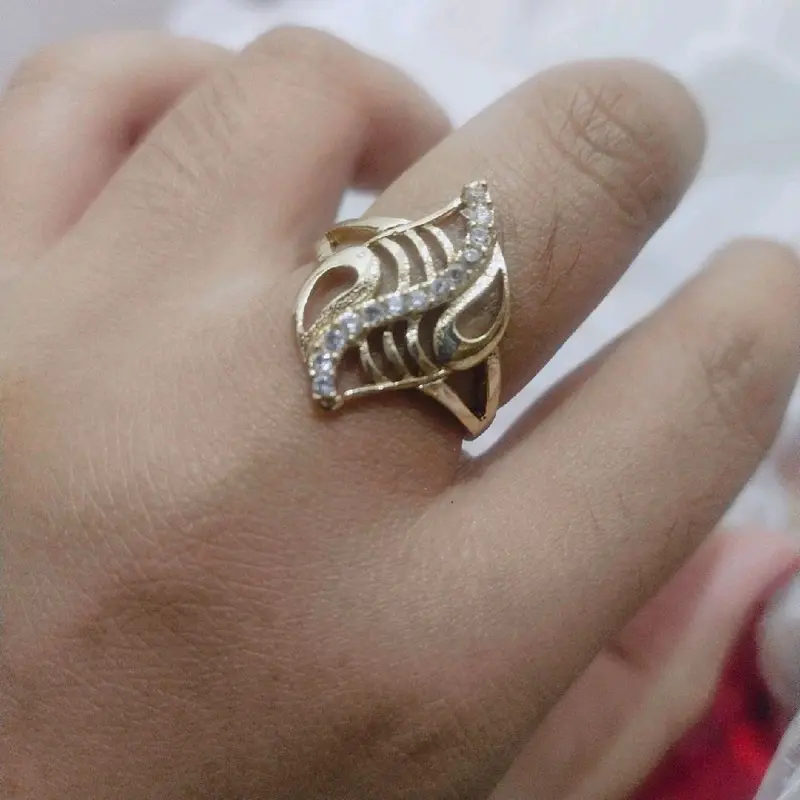 SWASA TERLARIS Cincin Permata dubai ombak petir cinta Cantik Mewah Awet Elegan 7