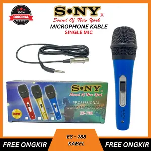 S. NY SOUND OF NEW YORK MICROPHONE CABLE ES-788 MIC KABEL KARAOKE