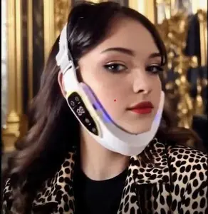 V-Face Alat Pijat Penirus Wajah Face Lifting Double Chin V-Shaped Perawatan Facial Pijit Pengencang Elektrik