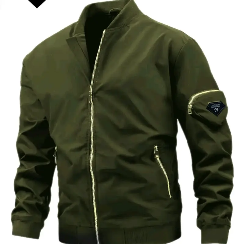 jaket bomber parasut waterfroof jaket bomber pria terbaru jaket motor cocok untuk bepergian jauh tidak tembus air dan angin Tebal 3