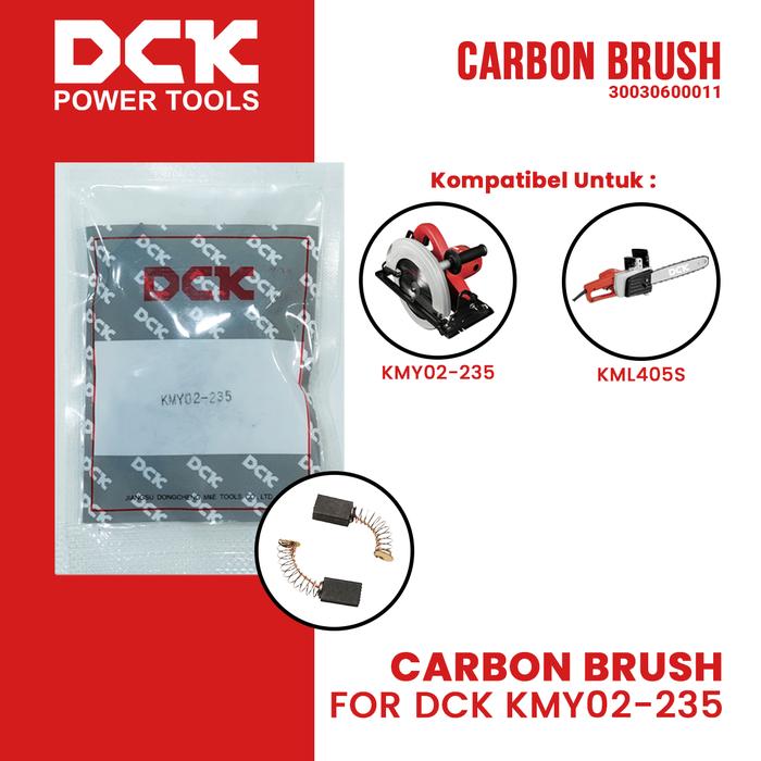 Gambar Carbon Brush/Arang untuk Circular Saw 9 Inci KMY/DMY/AMY02-235 dari DCK Power Tools Indonesia Kota Administrasi Jakarta Barat Tokopedia
