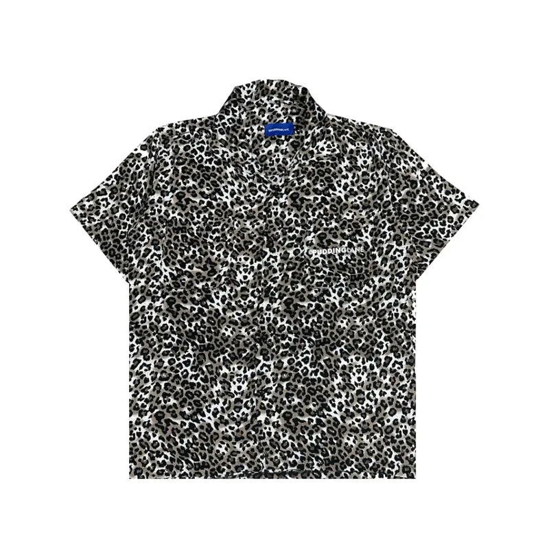 Puddinglane Kemeja Pendek Shirt Leopard Maura 5
