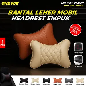 Bantal Mobil Premium Motif FULL BENANG / Bantal Mobil / Bantal Tulang