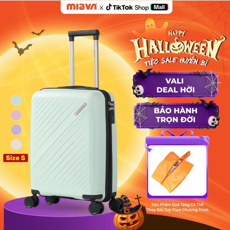 Vali kéo du lịch cao cấp Larita Ayther Size S (Vali kéo size 20) – nhựa PP siêu bền chống va đập, , bảo hành trọn đời MIA