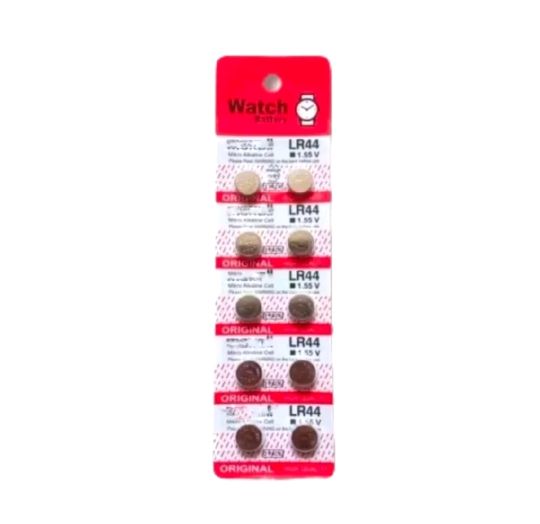 1 Lebar Isi 10pcs Batrai LR44 1.55V Watch Watches