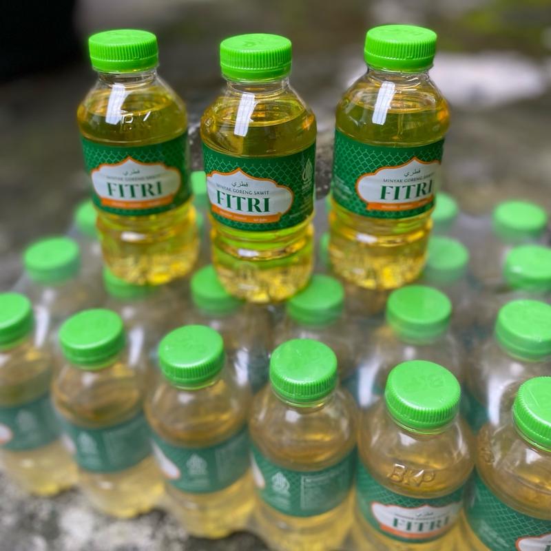 MINYAK GORENG FITRI 200 ML 1 KARTON ISI 24 BOTOL PENGEMASAN EXTRA BUBBLE WRAB 1