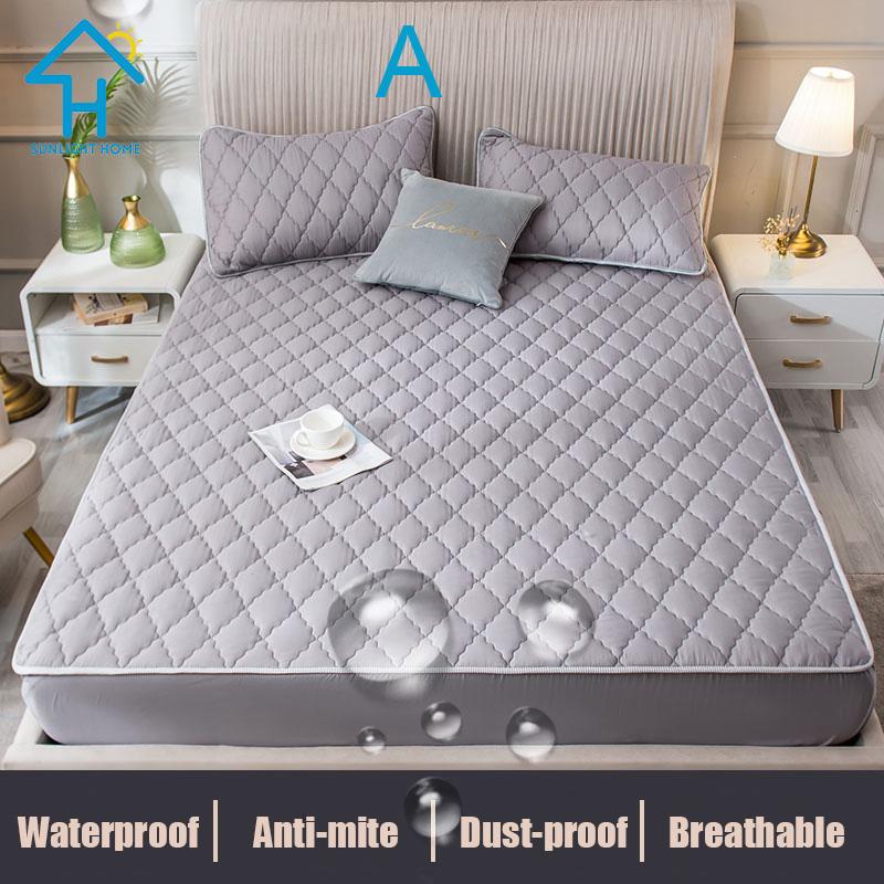 Product Introduction of SUNLIGHT HOME 100% Waterproof Bedsheet,Multi Patterned Bed Sheet,Breathable Fitted Sheet,Comfortable Mattress Cover(No Pillow Case) 16