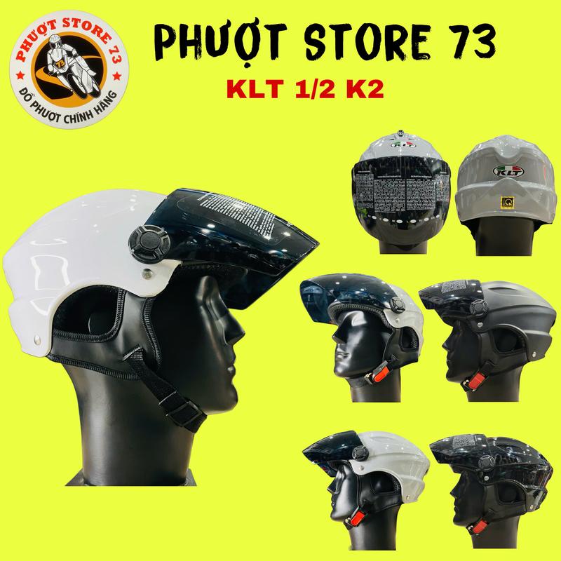 Mũ Bảo Hiểm KLT K2 Fom Nón 1/2 ( Size 55 - 60 cm )