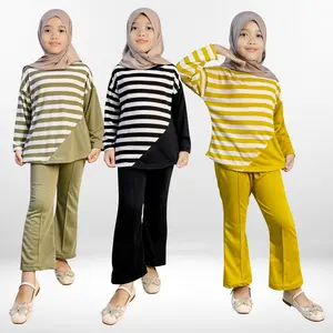 Setelan Celana Cutbray Anak Almaira GOGOFASHION 809 Bahan Dropneedle & Vistaterry