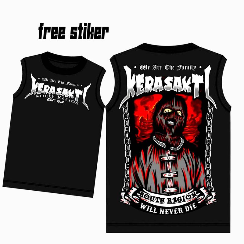 KAOS SINGLET KONSISTEN KERA SAKTI TERBARU 2024 Katun SLOVEED DISTRO 2