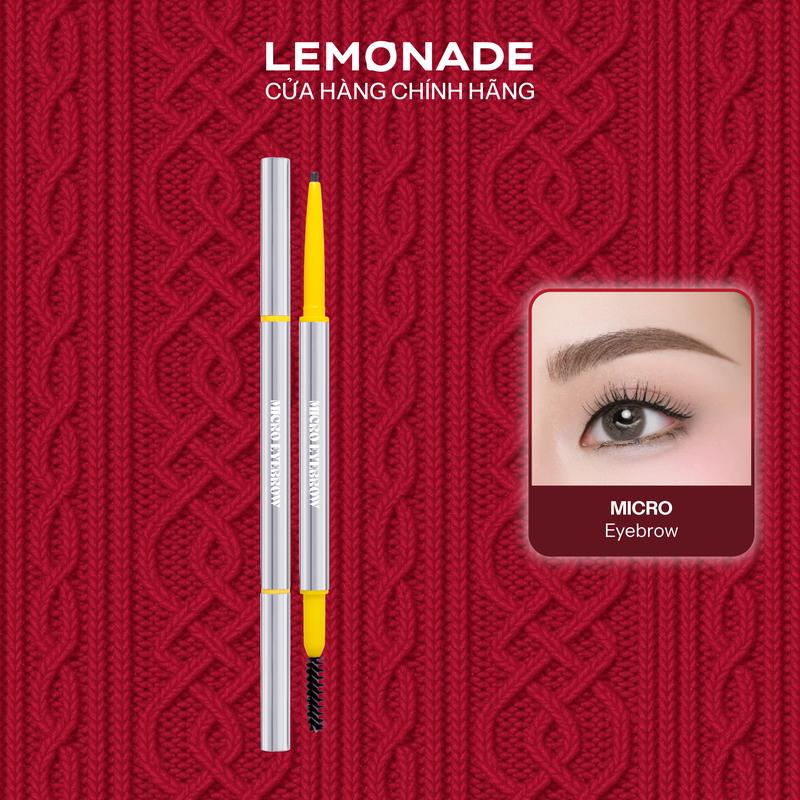  Chì kẻ mày siêu mảnh lâu trôi Lemonade Micro Eyebrow 0,1g 