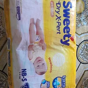 Popok Sweety Bronze Comfort Pants Dry X-Pert Tipe Celana dan Perekat NBS44/S36/M32/L28/XL26/XXL24