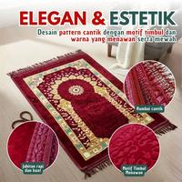 Gambar Barito Indo Sajadah Rumbai Bludru Premium Tebal Empuk Anti Slip Ukuran 70x110cm Nyaman Untuk Sholat Nyaman Dipakai D20A1 - Motif 8 dari Barito Indo Kota Administrasi Jakarta Utara 3 Tokopedia