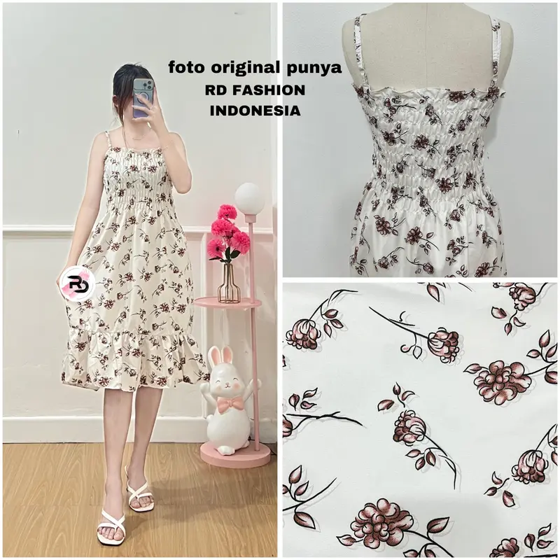 Foto ZN - BEBY DOLL DRESS TALI WANITA / DRESS TANKTOPthumb3