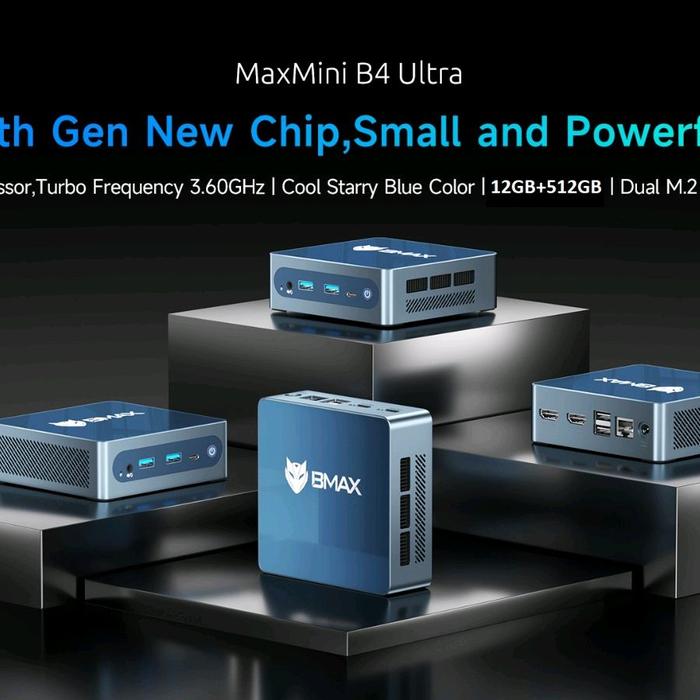 Jual Bmax B4 Ultra Mini PC Intel N150 Gen13th 12GB/512GB SSD