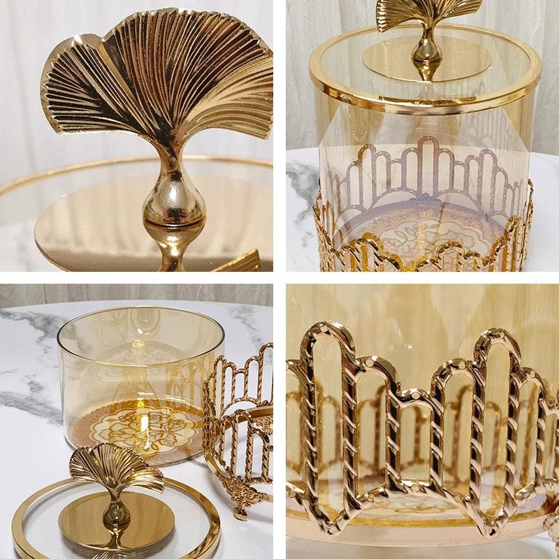 Product Introduction of Toples Gold Toples Kaca Guci Penyimpanan Kaca Bening Rumah Meja Kopi Meja Permen Meja Atas Kotak Penyimpanan Retro Mewah Kotak Penyimpanan Disegel Ornamen Dekoratiftransparent Glass Storage Jars Home Toples Aesthetic Lebaran 1 Set Toples Kaca Aesthetic 22