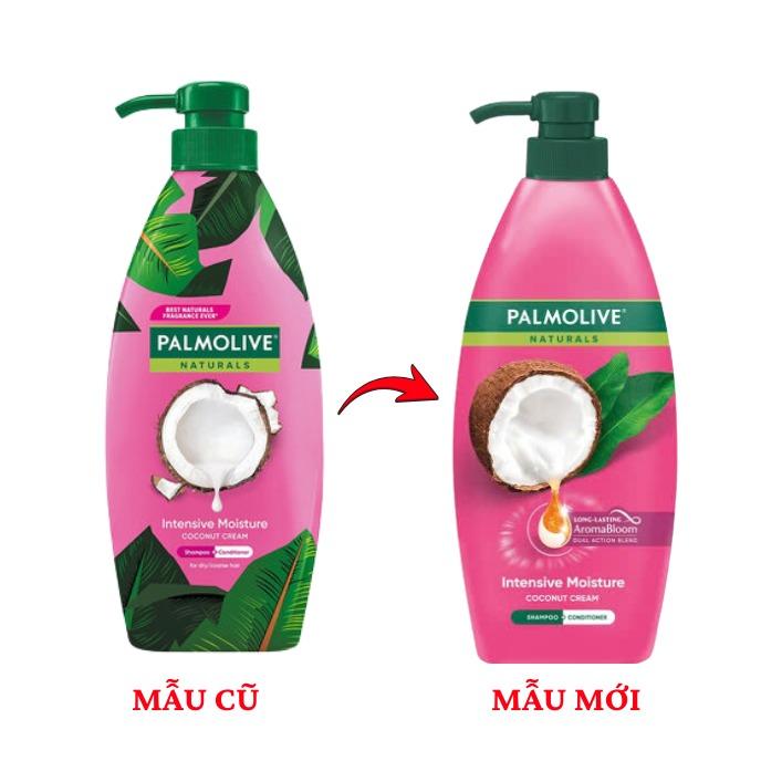 Dầu gội Palmolive Naturals Dừa 600ml màu hồng