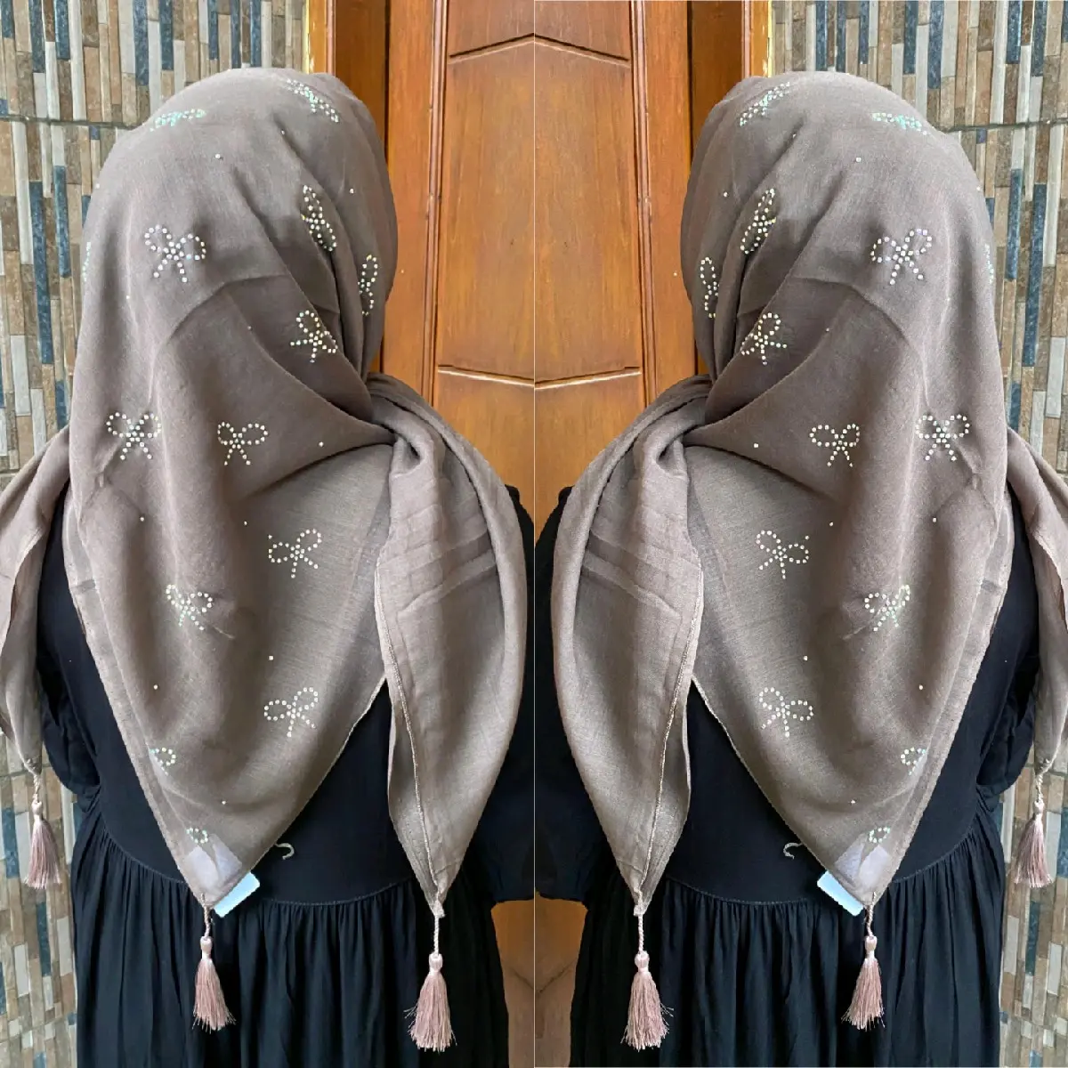 Hijab Paris Pita Coquette Swarovsky Tassel